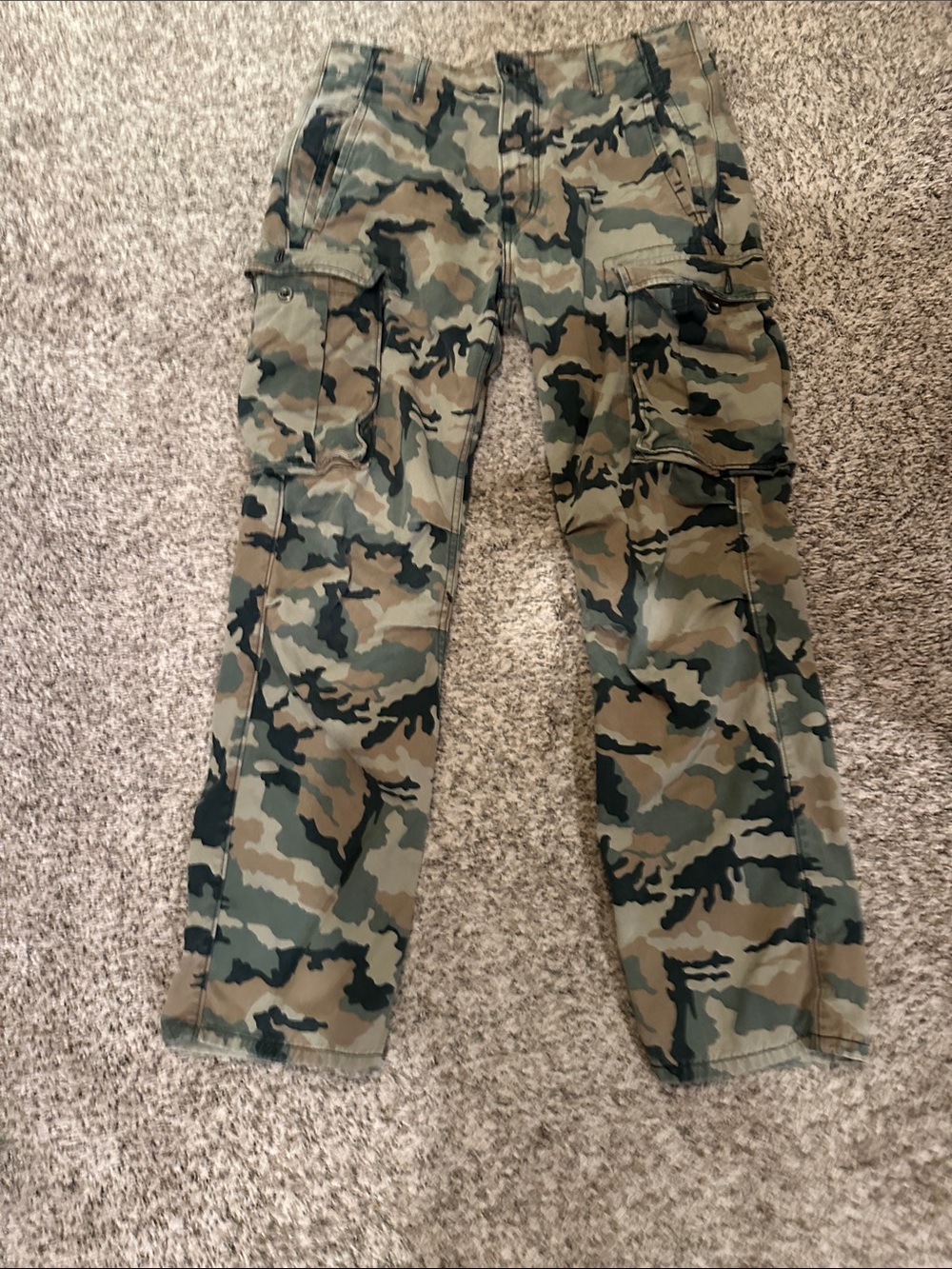 Levi's Men's Camo Cargo Pants - Green & Brown